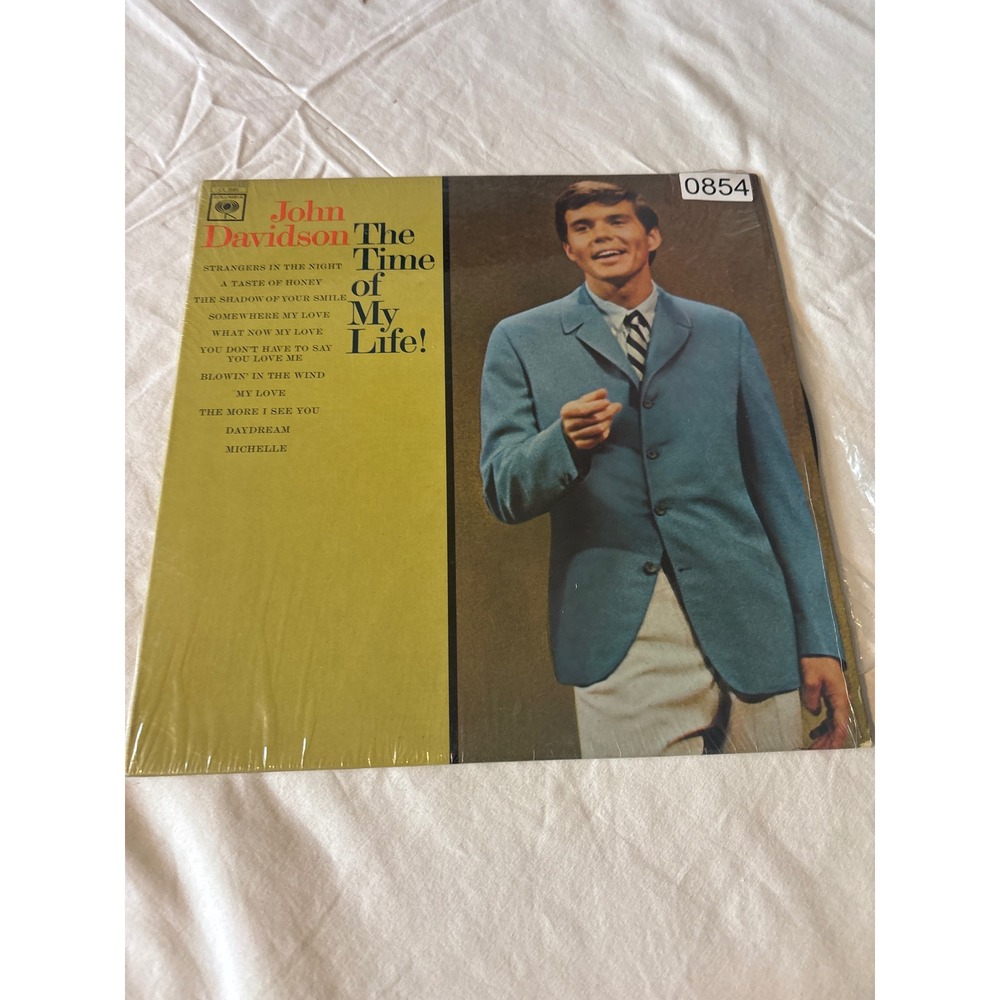 Columbia John Davidson The Time of My Life Vinyl LP 12" Mono 0854 Good Pop Vocal